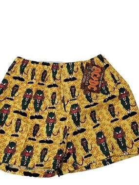 AC/DC Yellow Novelty Boxer Shorts